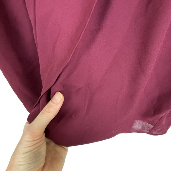 Wayf Sutherland Dolman Wrap Red Dress Berry Women’s XS Revolve - Picture 8 of 10